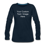 Load image into Gallery viewer, Women&#39;s Premium Long Sleeve T-Shirt - deep navy
