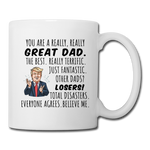 Load image into Gallery viewer, Trump Great Dad Mug - white
