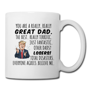 Trump Great Dad Mug - white