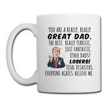 Load image into Gallery viewer, Trump Great Dad Mug - white
