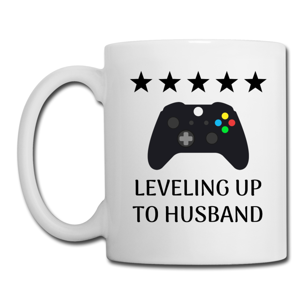 Leveling Up To Husband - white