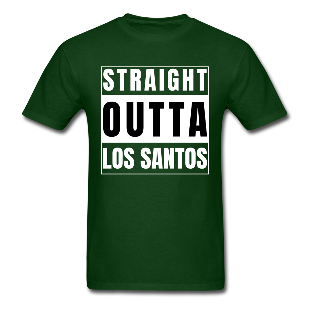 Straight Out of Los Santos Shirt - forest green