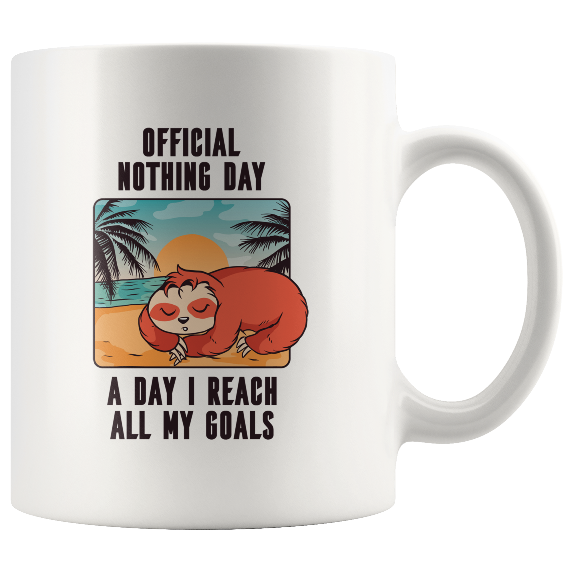 Official Nothing Day Sloth Mug