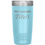 Load image into Gallery viewer, This is Probably Tito&#39;s Tumbler
