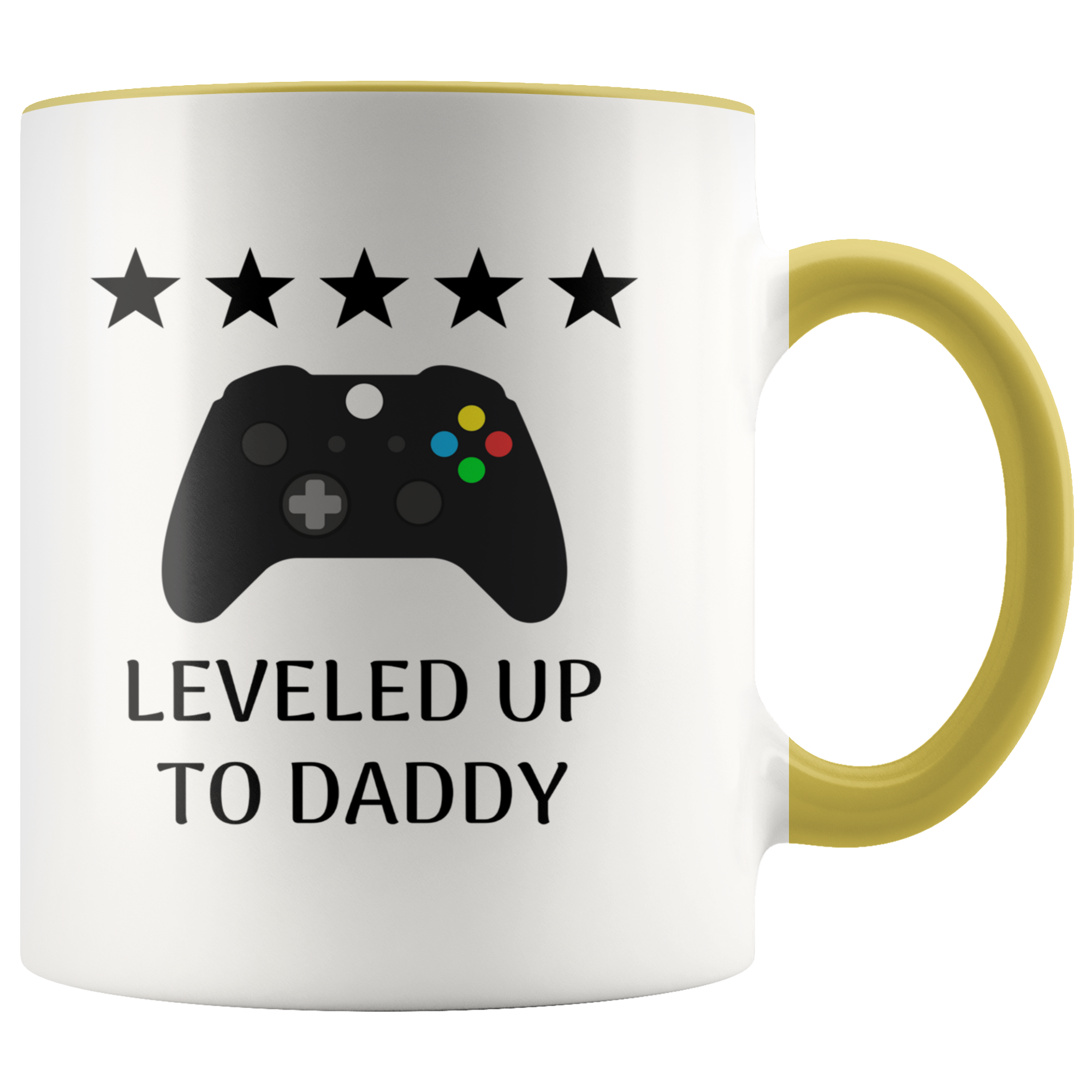 Leveled Up To Daddy Mug