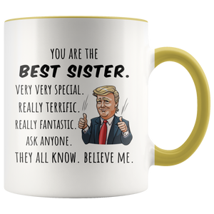 Best Sister Trump Mug