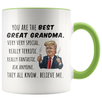 Load image into Gallery viewer, Trump Mug Best Great Grandma
