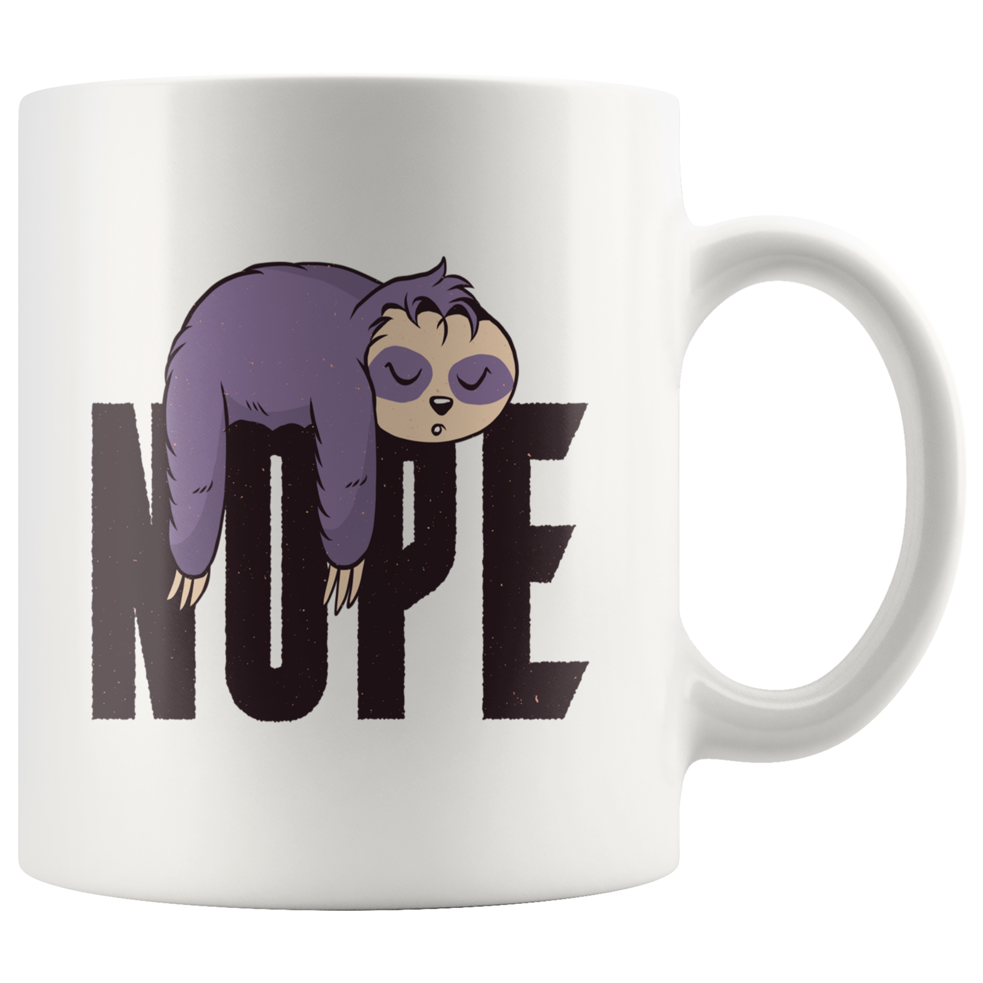 Nope Sloth Mug