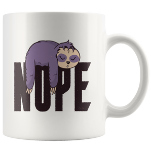 Nope Sloth Mug