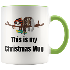 Christmas Sloth Mug