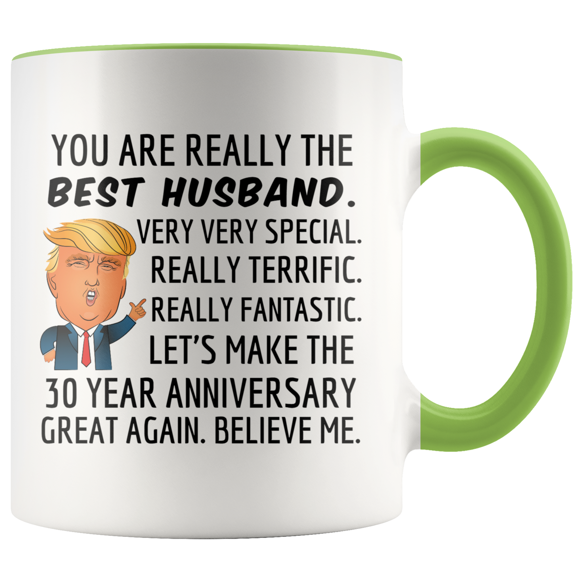 Trump Mug Husband for 30th Anniversary Gift