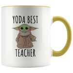 Load image into Gallery viewer, Yoda Best Teacher Mug
