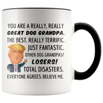 Load image into Gallery viewer, Trump Mug Dog Grandpa
