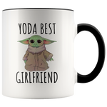 Load image into Gallery viewer, Yoda Best Girlfriend Mug
